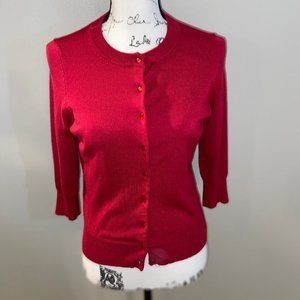 Hot pink button up Cardigan